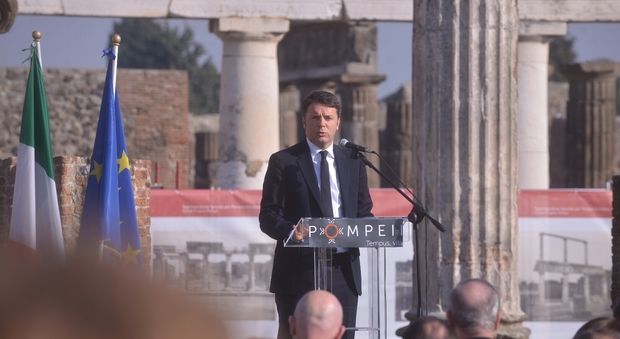 Pompei, il gran giorno delle domus. Renzi: «Simbolo dell'Italia che riparte. Campania può cambiare le sorti del Paese»