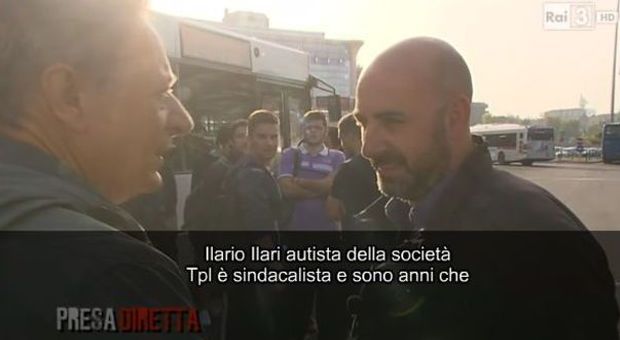 Autisti dei bus di Roma Tpl intervistati in tv a Presa diretta, l'azienda li sospende