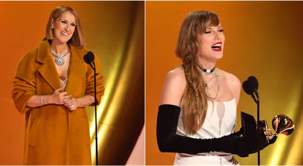 Celine Dion a sorpresa sul palco dei Grammy dopo la diagnosi della malattia. Pubblico in lacrime