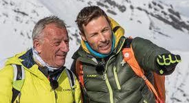 Lino Zani, il Maestro di sci del Papa, e Massimiliano Ossini conduttore di Linea Bianca