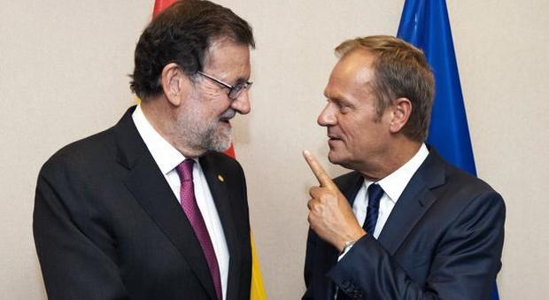 Catalogna, il presidente del consiglio europeo Tusk a Rajoy: «Evitare l'uso della forza»