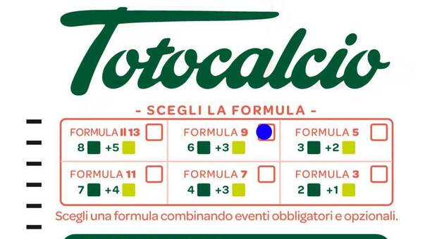 Totocalcio, vincita record: un "13" da 783.672 euro, il più alto di sempre con il nuovo format