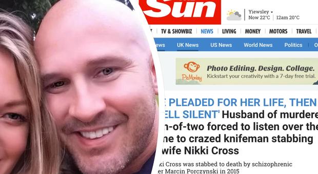 "Ho sentito la mia Nikki morire", la moglie lo chiama al telefono e all'improvviso viene aggredita in casa (The Sun)