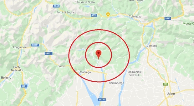 Terremoto, nuovo scossa nel Friuli: alba di paura a Pordenone