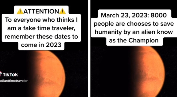 L'uomo che "viene dal futuro" e la previsione per oggi: «Il 23 marzo gli alieni rapiranno 8000 persone». Ironia su TikTok