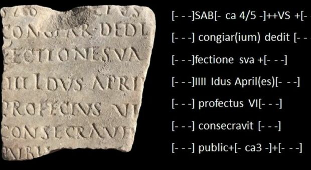 Ostia antica, ritrovati due novi frammenti dei Fasti Ostienses. Sangiuliano: «Inestimabile valore». Bordoni: «Il sito merita valorizzazione»