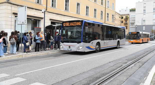 Bus a Padova (foto di archivio)