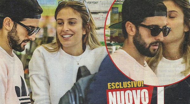 Valentina Allegri e Piero Barone non si nascondono più: baci e coccole al supermercato