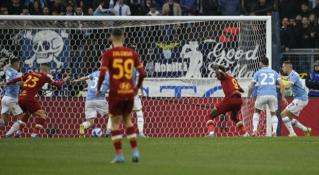 immagine Le immagini del derby Roma-Lazio