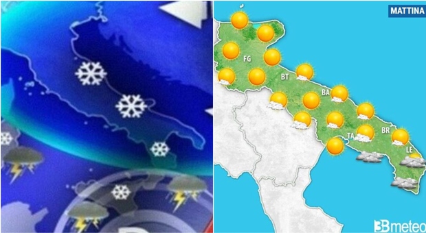 Meteo, arriva il vero freddo: neve e gelate al Nord. In Puglia sole almeno fino a mercoledì, poi arriva la pioggia