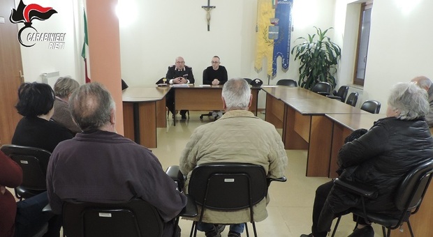 Truffe agli anziani, proseguono gli incontri dei carabinieri in Sabina