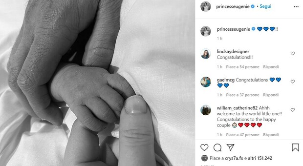 Nuovo royal baby a Buckingham Palace: è nato il piccolo della principessa Eugenie