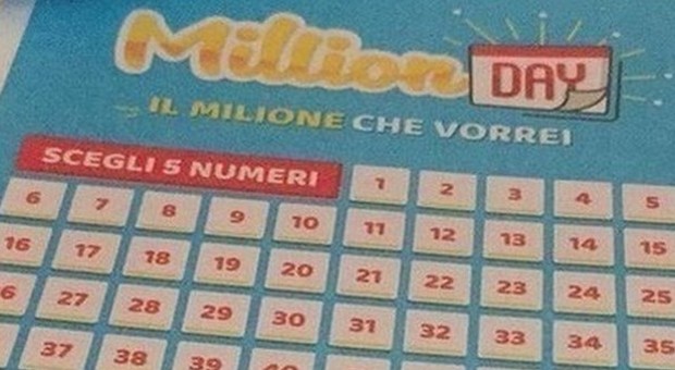 Million Day, numeri vincenti estrazione di oggi martedì 23 luglio 2019