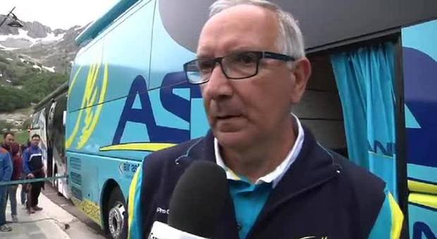 Martinelli, il team manager dell'Astana: «Da Nibali oggi segnali importanti»