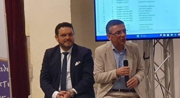 Mario Ferraro, presidente provinciale dell'Ance, e Gerardo Canfora, rettore di Unisannio