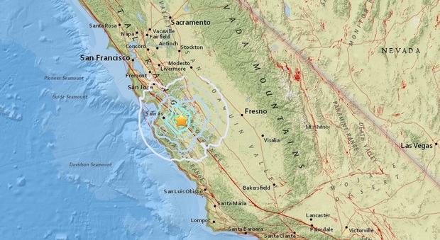 Terremoto in California, sciame sismico in corso