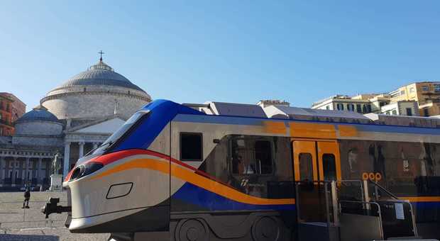 Napoli, Trenitalia porta i nuovi treni Pop e Rock al Plebiscito