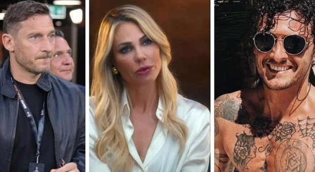 Ilary Blasi nega il tradimento a Totti, ma Cristiano Iovino ha le chat. La showgirl: «Matrimonio con Bastian? Il secondo è più bello»