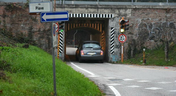 Il tunnel di via Piave