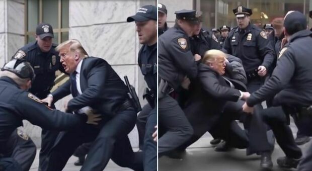 Donald Trump arrestato, le foto choc: ma erano fatte con l'intelligenza artificiale. L'autore: «Stavo scherzando»
