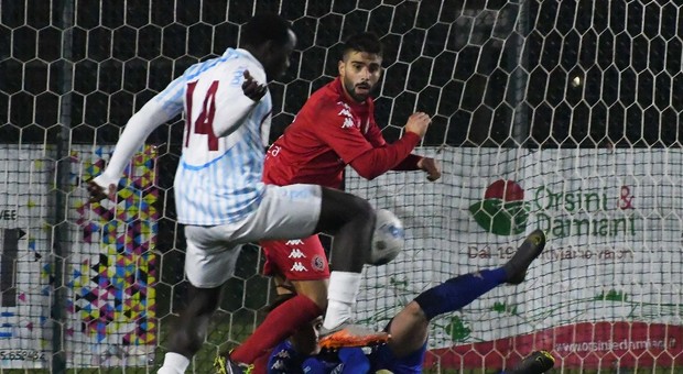 Un'immagine di Porto d'Ascoli-Anconitana, semifinale di Coppa Italia Eccellenza