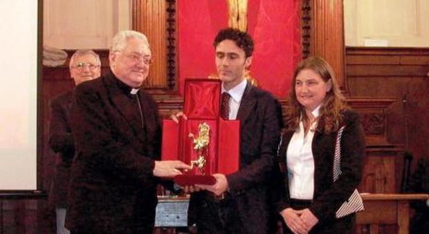 Monsignor Dino De Antoni, Gianluca Deflorian e la presidente della giuria Stefania Lando