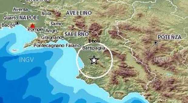 Terremoto in Campania. Scossa nel Cilento: magnitudo 3.7, epicentro a Roccadaspide. Paura in tutto il Salernitano