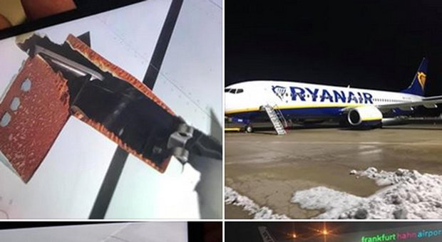 Ryanair, squarcio su un'ala: il volo per Bari torna indietro. La compagnia: «Solo un problema al carrello»