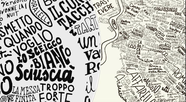 Words of Rome, le mappe di parole dedicate a Roma: «Idee di ogni genere, in continua evoluzione»