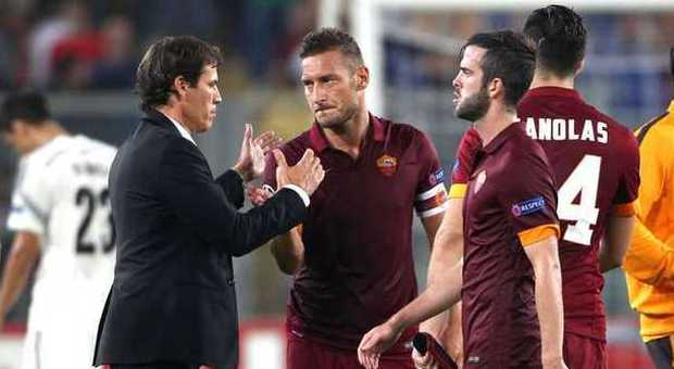 Garcia: «Presto parlare di duello con Juve» Totti: «Vittoria fondamentale»