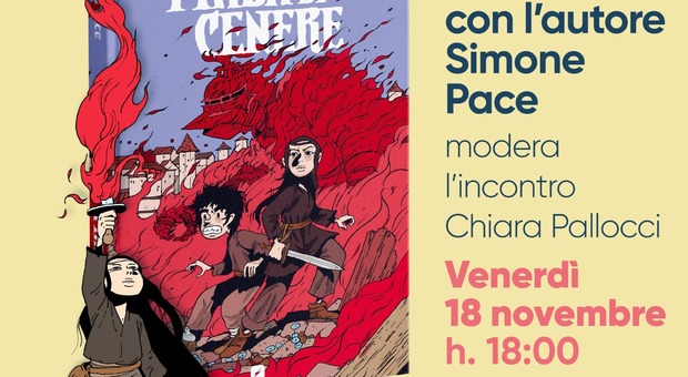 Il fumettista reatino Simone Pace presenta “Fiaba di Cenere” alla Libreria Moderna