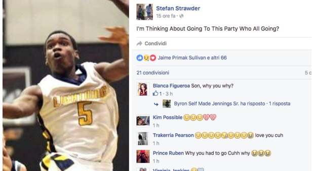 Stefan Strawder e il suo ultimo post di Facebook