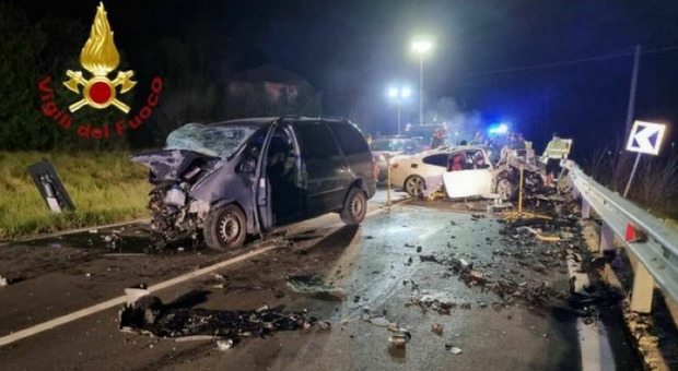 Nizza Monferrato, scontro fra due auto: quattro morti nell'incidente sulla statale