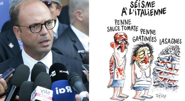 Charlie Hebdo, Alfano: "Un suggerimento su dove infilare la matita"