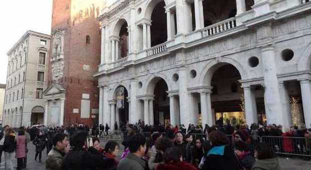 Negli ultimi anni a Vicenza il numero dei turisti cinesi è sensibilmente aumentato