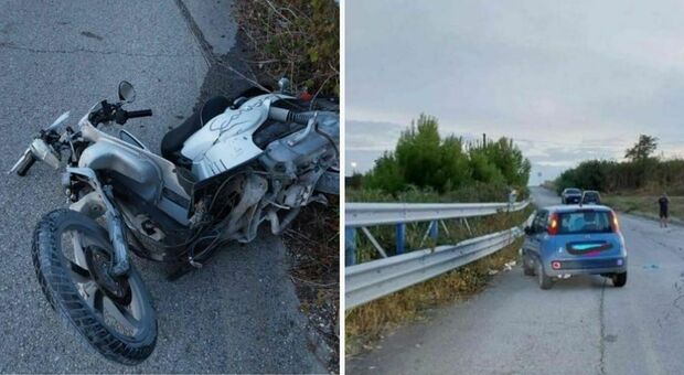 Auto contro scooter a Cesano: due feriti trasportati a Torrette in codice rosso (foto d'archivio)