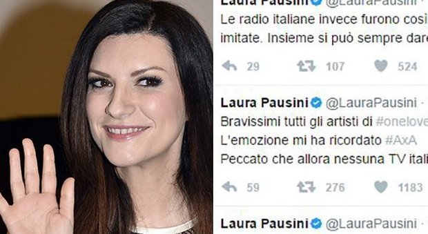 Laura Pausini e il tweet