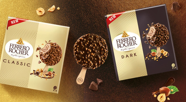 Ferrero, arrivano gli stecchi Rocher e Raffaello: il gruppo entra nel mercato dei gelati confezionati