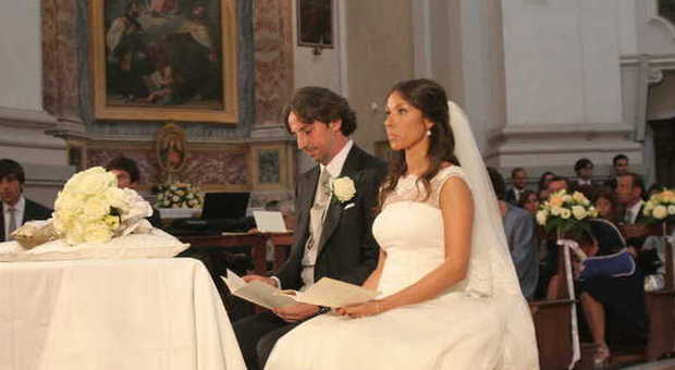 Giovanna e Andrea sposi Matrimonio vip ad Ancona