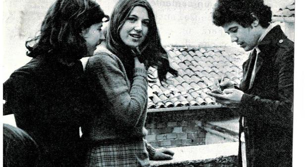 Lucio Battisti nel 1969 (foto da reportage di "Sorrisi e Canzoni Tv"