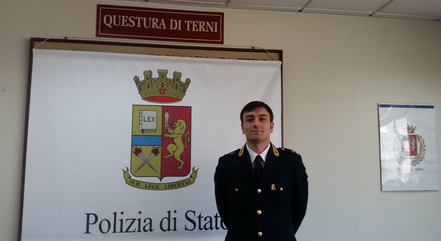 Davide Caldarozzi, dirigente squadra mobile di Terni