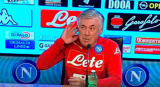 Napoli, Ancelotti come Mourinho: «Basta insulti negli stadi»