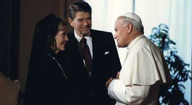 7 giugno 1982 Ronald Reagan in Vaticano da Giovanni Paolo II