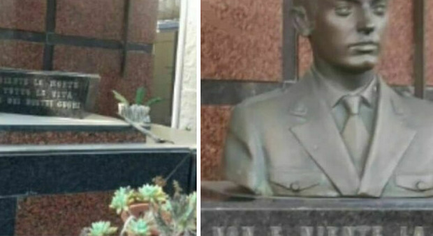Ladri al cimitero, rubato il busto di un poliziotto morto a 23 anni