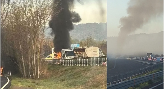 Commando assalta furgone portavalori in Sardegna, spari e auto in fiamme: morto un bandito e diversi feriti