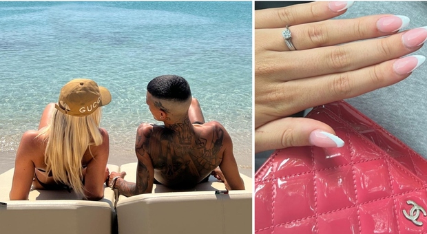 Chanel Totti, Cristian Babalus le regala un anello solitario da sogno. I fan: «Pensate già al matrimonio?»