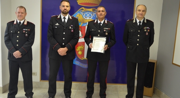 Carabinieri, il brigadiere capo qualifica speciale Antonio Di Fiore lascia il servizio attivo