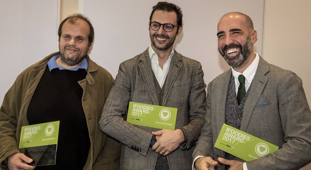 Da destra Mario Sansone, Jerry Thomas e Alessandro Roscioli
