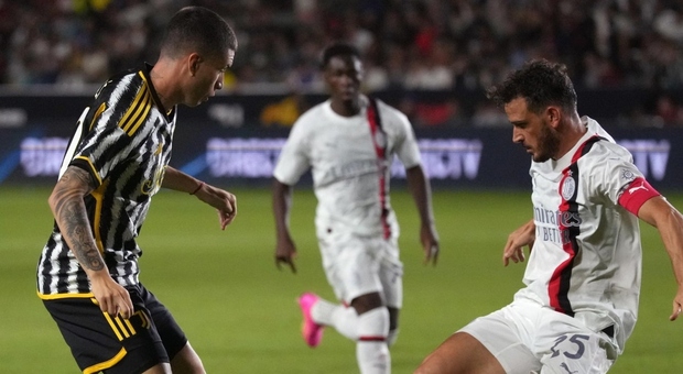 Juventus-Milan 6-5, negli Usa rossoneri avanti due volte ma i rigori vince la squadra di Allegri