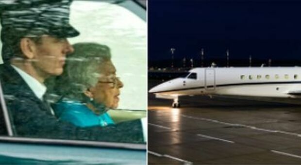 Regina Elisabetta, tempesta di fulmini impedisce al suo aereo di atterrare. La sovrana impassibile